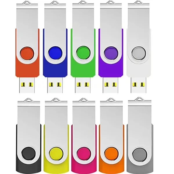 Swivel Thumb USB Flash Drive - Swivel Thumb USB Flash Drive - Image 6 of 8