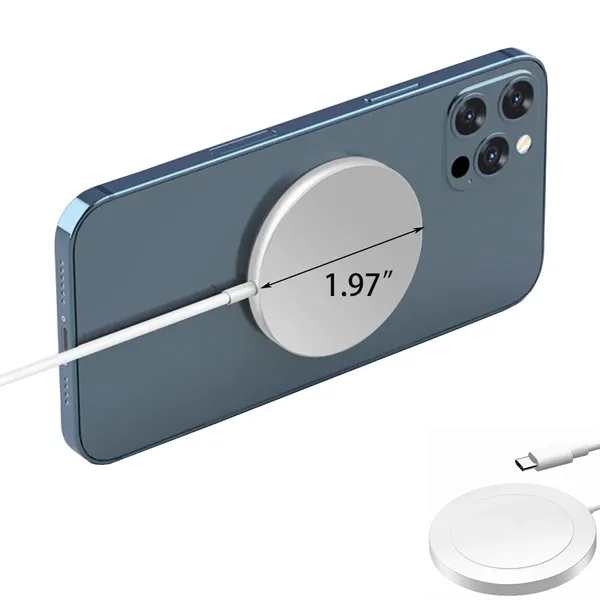 Magnetic 15-Watt Wireless Charger Pad - Magnetic 15-Watt Wireless Charger Pad - Image 2 of 2