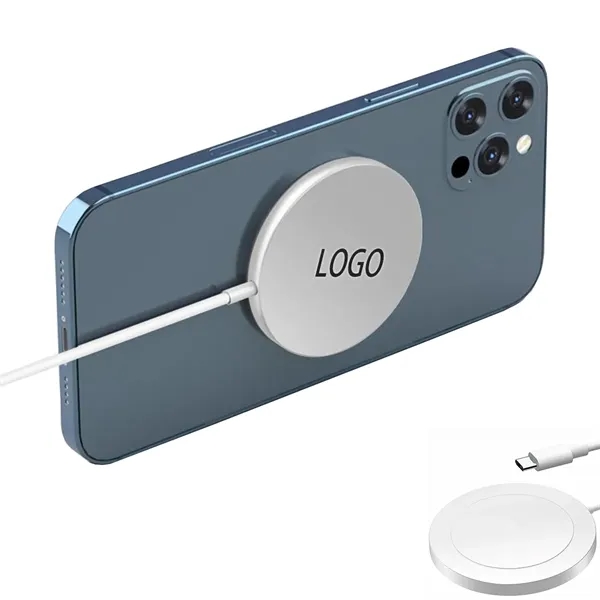 Magnetic 15-Watt Wireless Charger Pad - Magnetic 15-Watt Wireless Charger Pad - Image 0 of 2