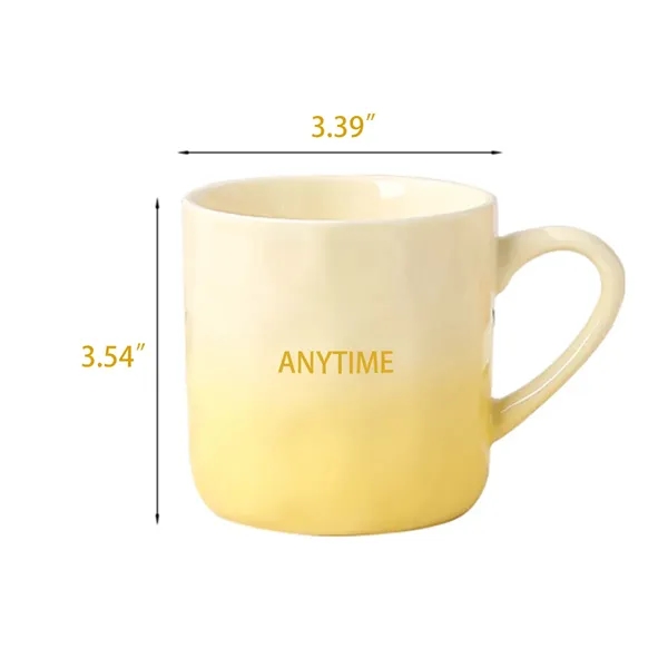 Creative Gradient Macaroon Color Ceramic Coffee Mug - Creative Gradient Macaroon Color Ceramic Coffee Mug - Image 1 of 1