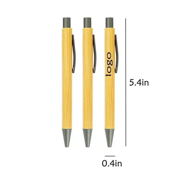 Custom action Bamboo Wheat Writer Ballpoint Neutral Pen - Custom action Bamboo Wheat Writer Ballpoint Neutral Pen - Image 1 of 2