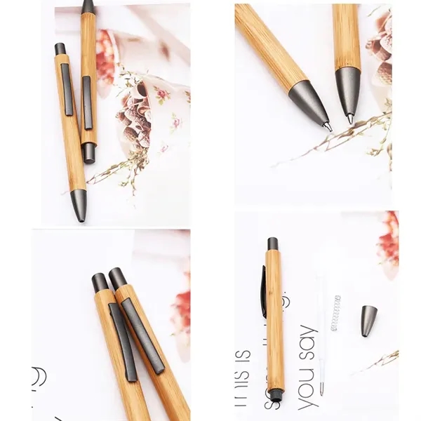 Custom action Bamboo Wheat Writer Ballpoint Neutral Pen - Custom action Bamboo Wheat Writer Ballpoint Neutral Pen - Image 2 of 2