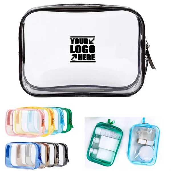 Clear Toiletry Bags - Clear Toiletry Bags - Image 0 of 3