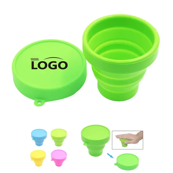 Foldable Silicone Water Cup - Foldable Silicone Water Cup - Image 0 of 4