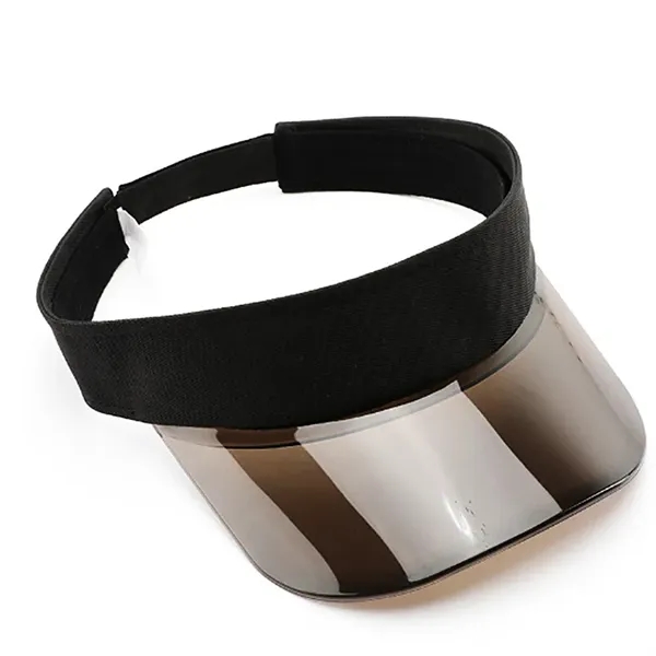 PVC Solar Transparent Bingo Visor Poker Sun Hat - PVC Solar Transparent Bingo Visor Poker Sun Hat - Image 1 of 2
