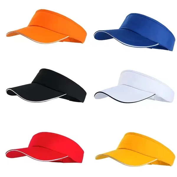 Outdoor Tennis Running Hat Women Mens Sun Visor Cap - Outdoor Tennis Running Hat Women Mens Sun Visor Cap - Image 6 of 14