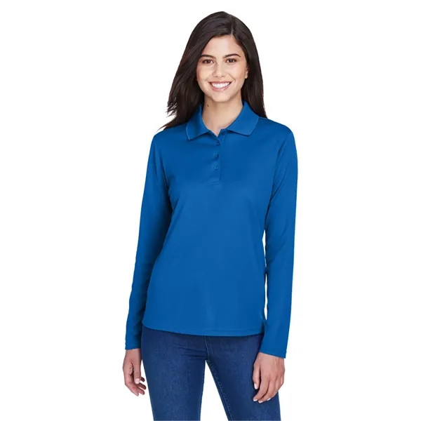 CORE365 Ladies' Pinnacle Performance Long-Sleeve Pique Polo - CORE365 Ladies' Pinnacle Performance Long-Sleeve Pique Polo - Image 6 of 58