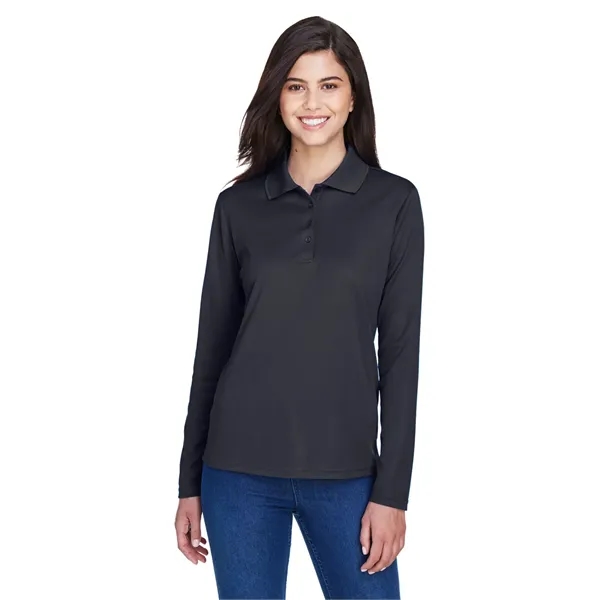 CORE365 Ladies' Pinnacle Performance Long-Sleeve Pique Polo - CORE365 Ladies' Pinnacle Performance Long-Sleeve Pique Polo - Image 12 of 58