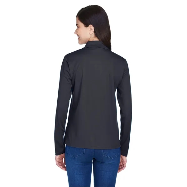 CORE365 Ladies' Pinnacle Performance Long-Sleeve Pique Polo - CORE365 Ladies' Pinnacle Performance Long-Sleeve Pique Polo - Image 14 of 58