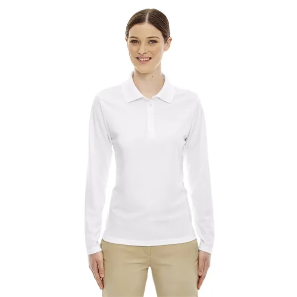 CORE365 Ladies' Pinnacle Performance Long-Sleeve Pique Polo - CORE365 Ladies' Pinnacle Performance Long-Sleeve Pique Polo - Image 18 of 58