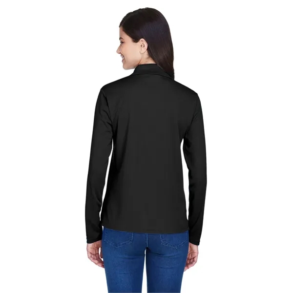 CORE365 Ladies' Pinnacle Performance Long-Sleeve Pique Polo - CORE365 Ladies' Pinnacle Performance Long-Sleeve Pique Polo - Image 21 of 58