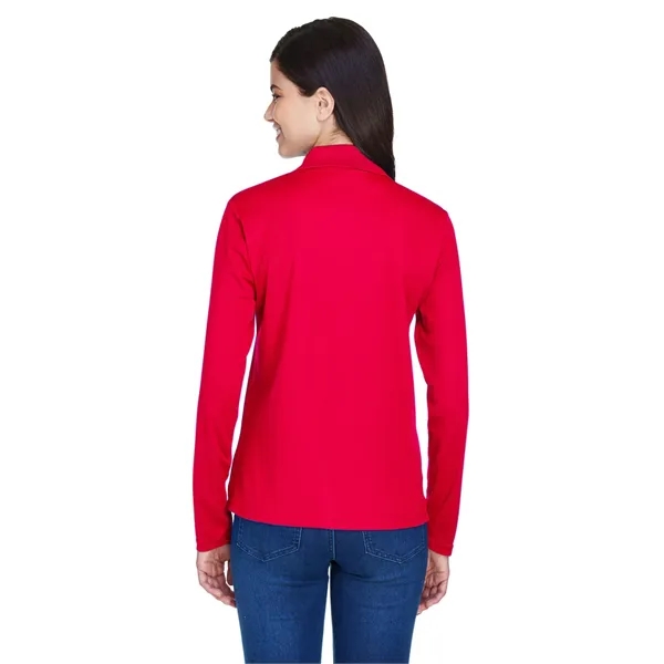 CORE365 Ladies' Pinnacle Performance Long-Sleeve Pique Polo - CORE365 Ladies' Pinnacle Performance Long-Sleeve Pique Polo - Image 30 of 58