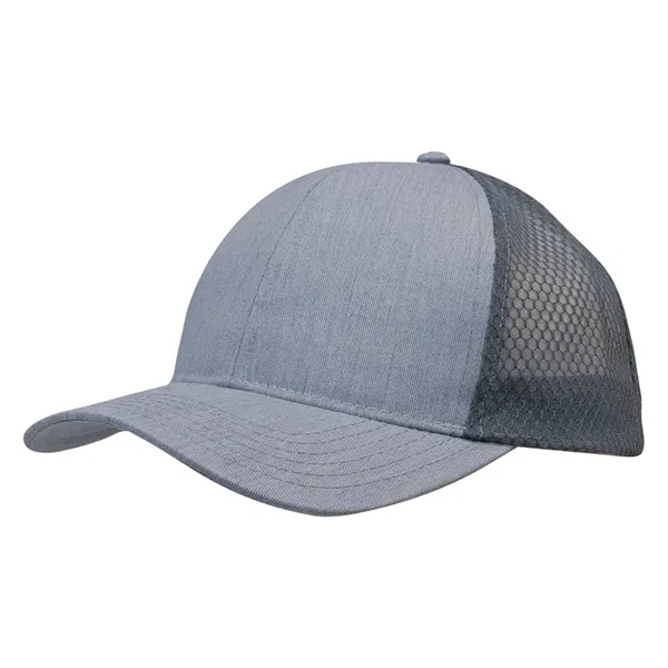 Light Brushed Poly Cotton Marle with Honeycomb Mesh - Light Brushed Poly Cotton Marle with Honeycomb Mesh - Image 2 of 5