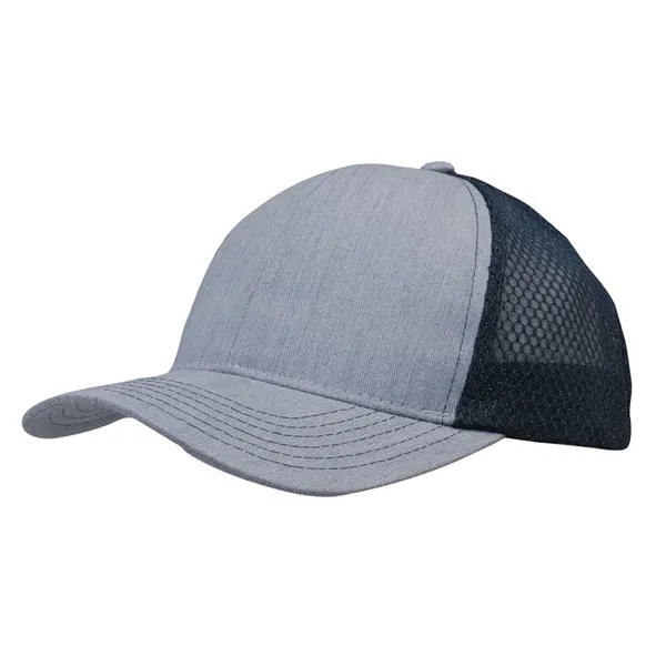 Light Brushed Poly Cotton Marle with Honeycomb Mesh - Light Brushed Poly Cotton Marle with Honeycomb Mesh - Image 3 of 5