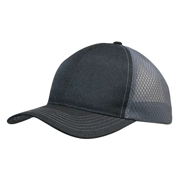 Breathable Poly Twill with Honeycomb Mesh - Breathable Poly Twill with Honeycomb Mesh - Image 2 of 10