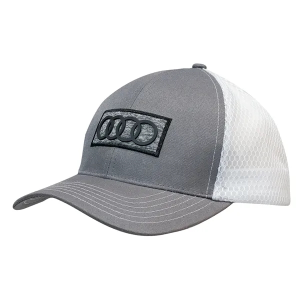 Breathable Poly Twill with Honeycomb Mesh - Breathable Poly Twill with Honeycomb Mesh - Image 0 of 10