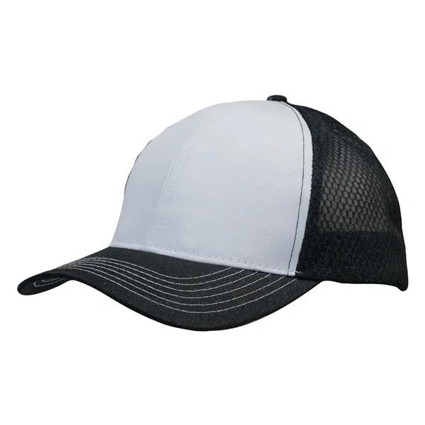 Breathable Poly Twill with Honeycomb Mesh - Breathable Poly Twill with Honeycomb Mesh - Image 5 of 10