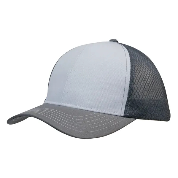 Breathable Poly Twill with Honeycomb Mesh - Breathable Poly Twill with Honeycomb Mesh - Image 6 of 10