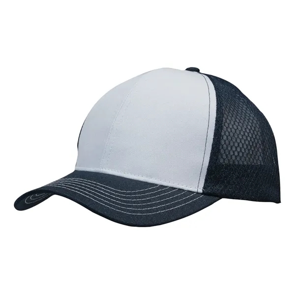 Breathable Poly Twill with Honeycomb Mesh - Breathable Poly Twill with Honeycomb Mesh - Image 7 of 10