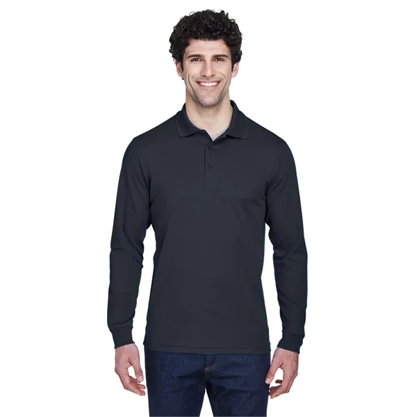 CORE365 Men's Pinnacle Performance Long-Sleeve Pique Polo - CORE365 Men's Pinnacle Performance Long-Sleeve Pique Polo - Image 8 of 49