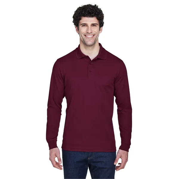 CORE365 Men's Pinnacle Performance Long-Sleeve Pique Polo - CORE365 Men's Pinnacle Performance Long-Sleeve Pique Polo - Image 0 of 49