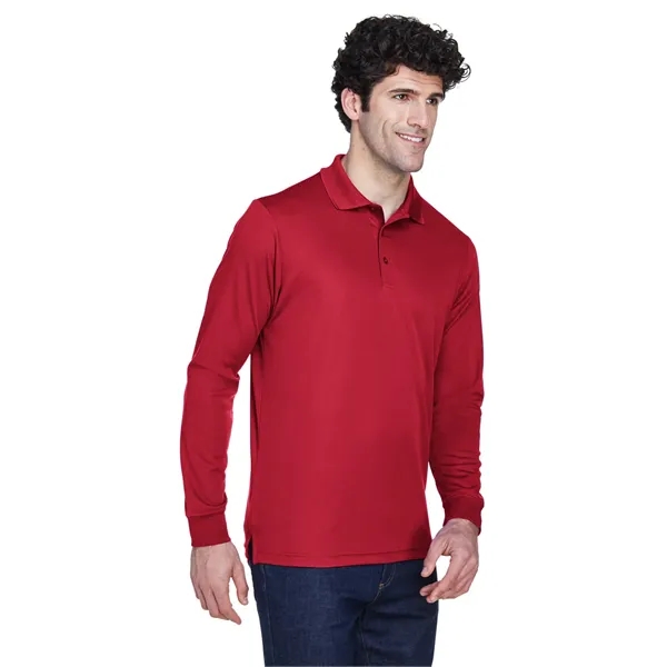 CORE365 Men's Pinnacle Performance Long-Sleeve Pique Polo - CORE365 Men's Pinnacle Performance Long-Sleeve Pique Polo - Image 47 of 49