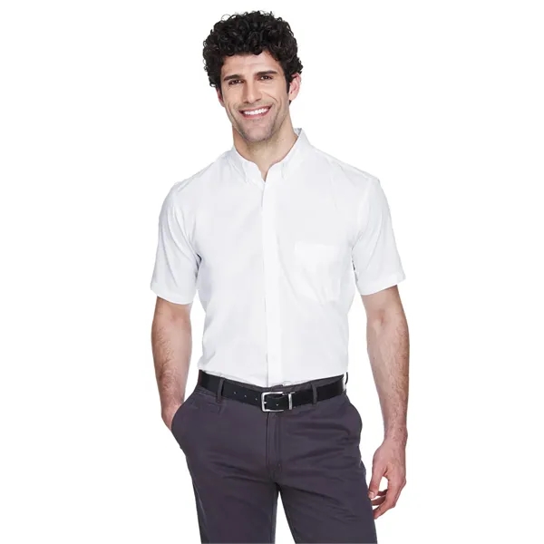 CORE365 Men's Optimum Short-Sleeve Twill Shirt - CORE365 Men's Optimum Short-Sleeve Twill Shirt - Image 5 of 19