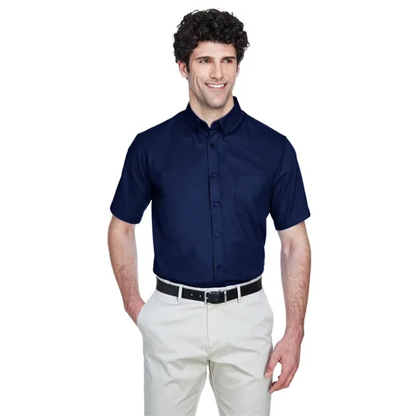 CORE365 Men's Optimum Short-Sleeve Twill Shirt - CORE365 Men's Optimum Short-Sleeve Twill Shirt - Image 6 of 19