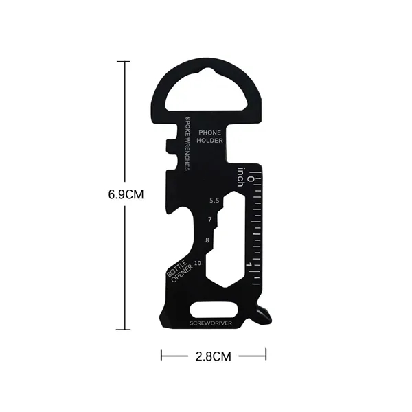 6 In 1 Multi-tool Keychain - 6 In 1 Multi-tool Keychain - Image 2 of 3