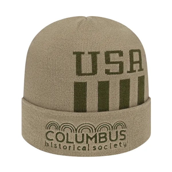 Patriotic Knit Cap with Cuff - Patriotic Knit Cap with Cuff - Image 0 of 4