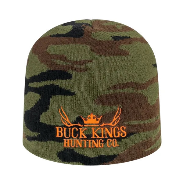 Woodland Camouflage Knit Beanie - Woodland Camouflage Knit Beanie - Image 0 of 1