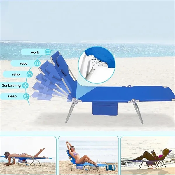 Chaise Lounge Beach Chair - Chaise Lounge Beach Chair - Image 1 of 5