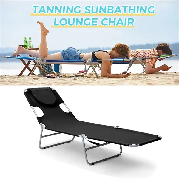 Chaise Lounge Beach Chair - Chaise Lounge Beach Chair - Image 3 of 5