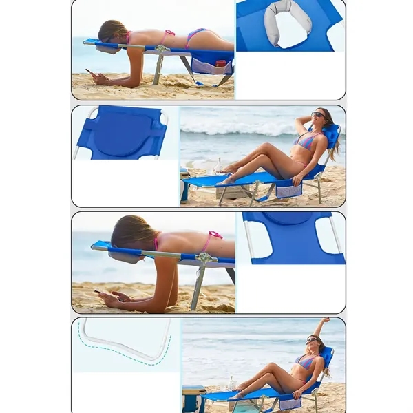 Chaise Lounge Beach Chair - Chaise Lounge Beach Chair - Image 4 of 5