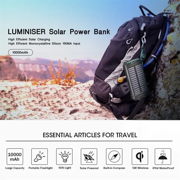 Solar Power Bank Fast Charging - Solar Power Bank Fast Charging - Image 3 of 7