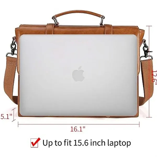 Laptop Briefcase Messenger Bag - Laptop Briefcase Messenger Bag - Image 5 of 5