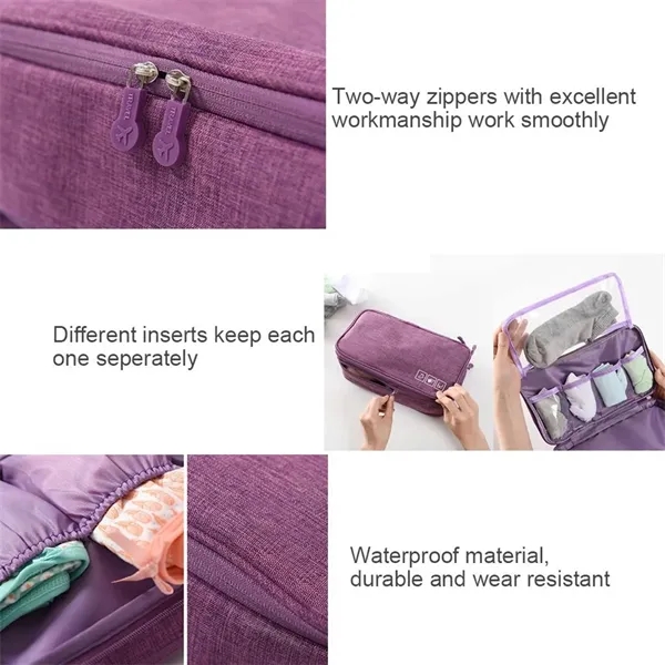 Travel Underwear Storage Bag - Travel Underwear Storage Bag - Image 1 of 2