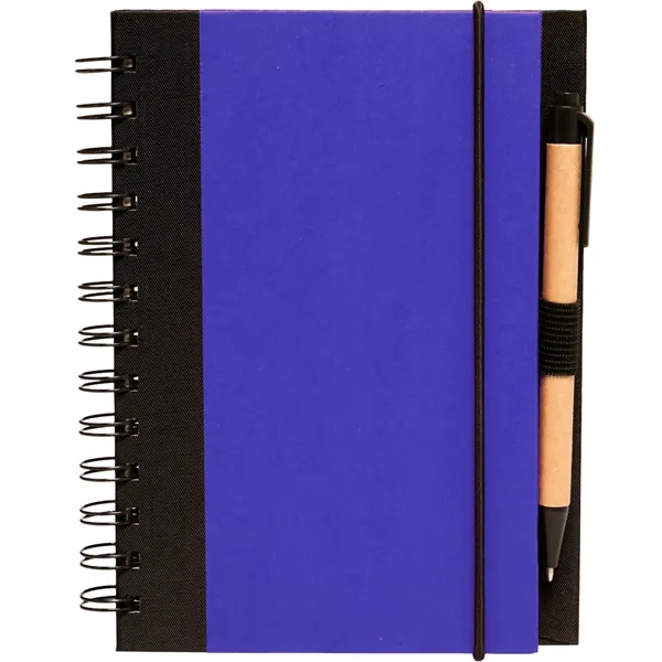 Eco Friendly Spiral Notebook with Pen Journal Diary - Eco Friendly Spiral Notebook with Pen Journal Diary - Image 4 of 5