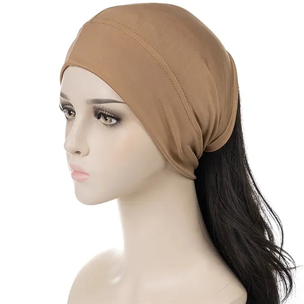 Ladies Pure Color Mercerized Bonnet - Ladies Pure Color Mercerized Bonnet - Image 3 of 3