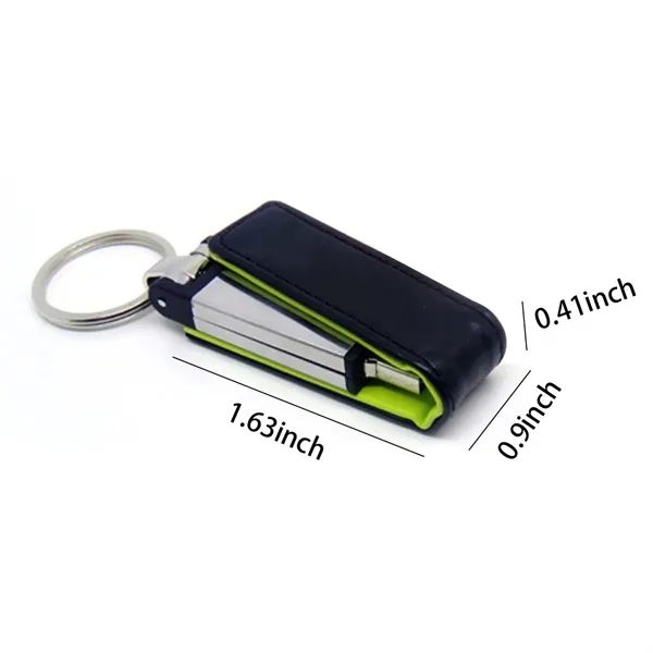 Genuine PU Leather High Speed USB Flash Drive - Genuine PU Leather High Speed USB Flash Drive - Image 1 of 2