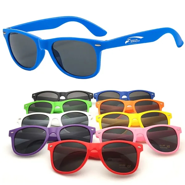 Unisex Neon Color Kids Sunglasses with UV400 Protection - Unisex Neon Color Kids Sunglasses with UV400 Protection - Image 0 of 2