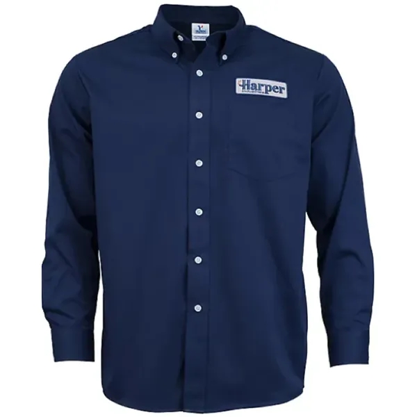 Embroidered Mens Long Sleeve Twill Dress Shirt - Embroidered Mens Long Sleeve Twill Dress Shirt - Image 0 of 0