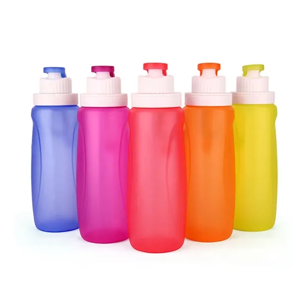 Collapsible Silicone Leakproof Portable Water Bottle - Collapsible Silicone Leakproof Portable Water Bottle - Image 2 of 4