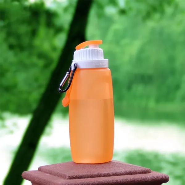 Collapsible Silicone Leakproof Portable Water Bottle - Collapsible Silicone Leakproof Portable Water Bottle - Image 4 of 4