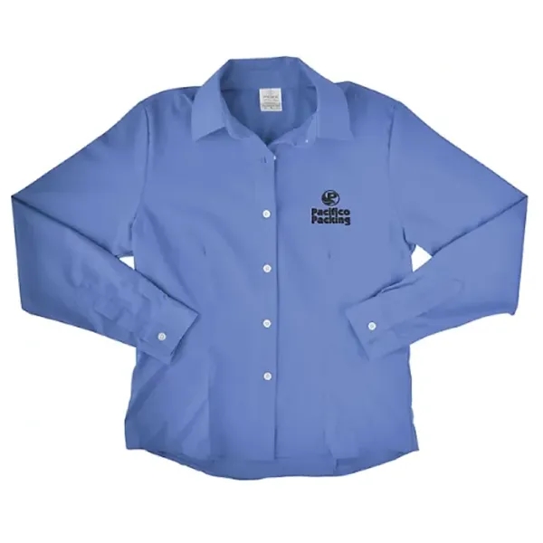 Embroidered Ladies Long Sleeve Twill Dress Shirt - Embroidered Ladies Long Sleeve Twill Dress Shirt - Image 0 of 0