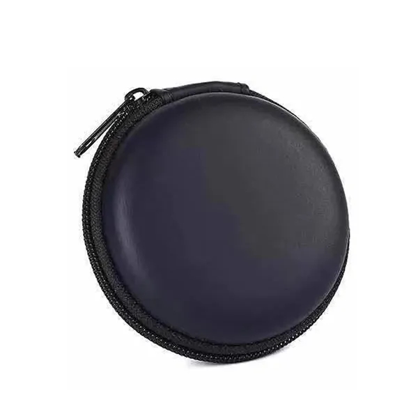Portable Round Headphone Storage Box - Portable Round Headphone Storage Box - Image 1 of 2