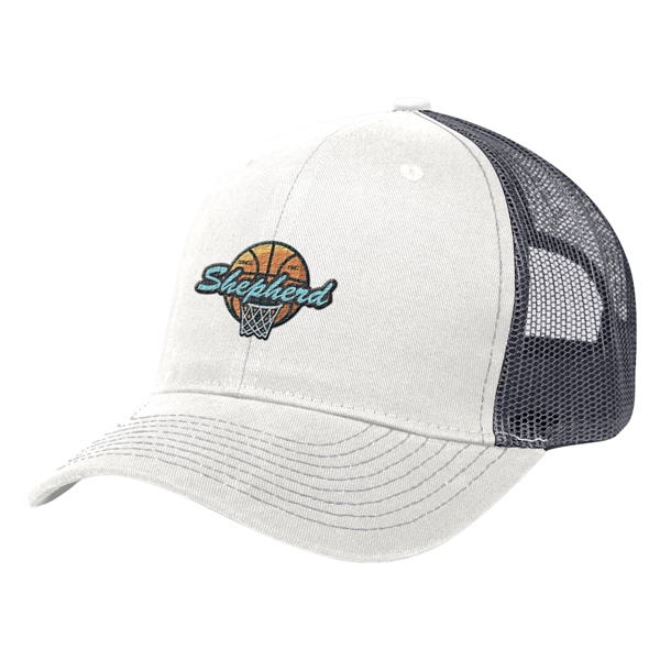 Cotton Twill Mesh Back Cap - Cotton Twill Mesh Back Cap - Image 2 of 48