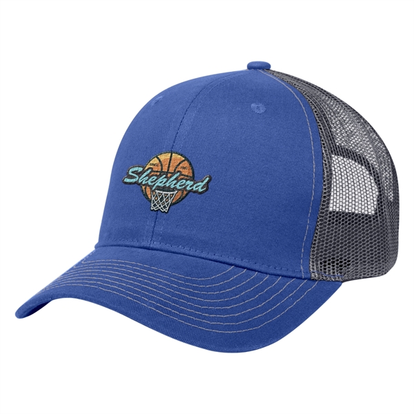 Cotton Twill Mesh Back Cap - Cotton Twill Mesh Back Cap - Image 4 of 48