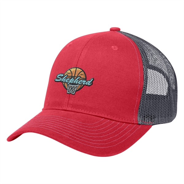 Cotton Twill Mesh Back Cap - Cotton Twill Mesh Back Cap - Image 6 of 48