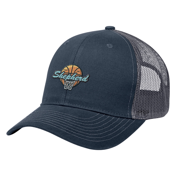 Cotton Twill Mesh Back Cap - Cotton Twill Mesh Back Cap - Image 8 of 48